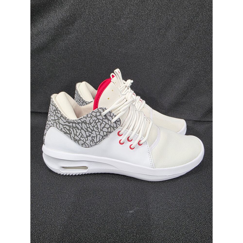 Nike Air Jordan First Class White Cement Fire Red Big Kids 6.5Y